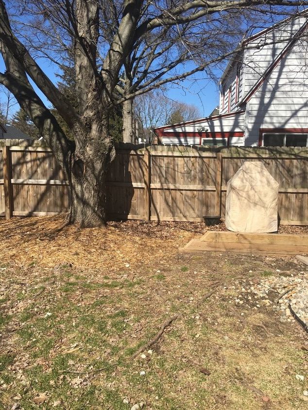 how to build a patio over roots