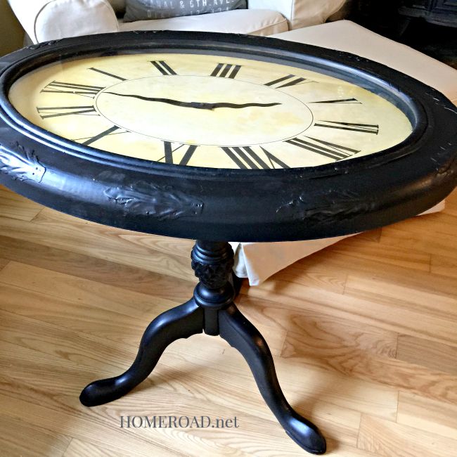 repurposed clock table