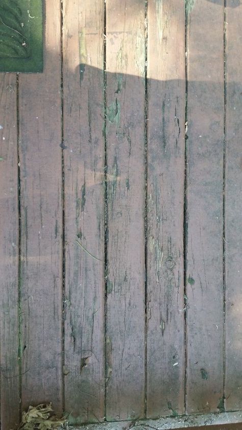 q help with pressure treated deck