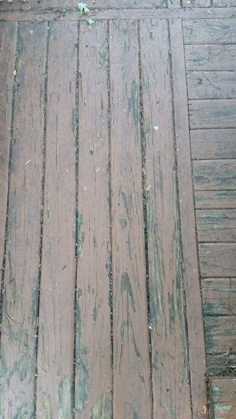 q help with pressure treated deck