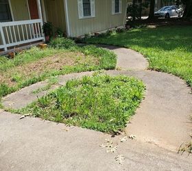 q what can i do to make my walkway look better without replacing it