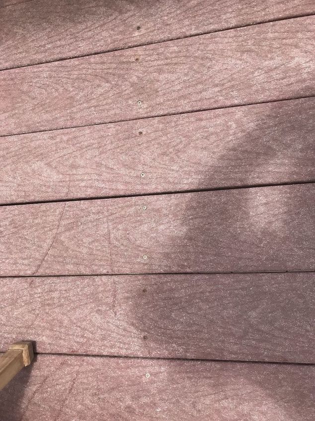 q how to fill in the spaces on the floor of wooden deck