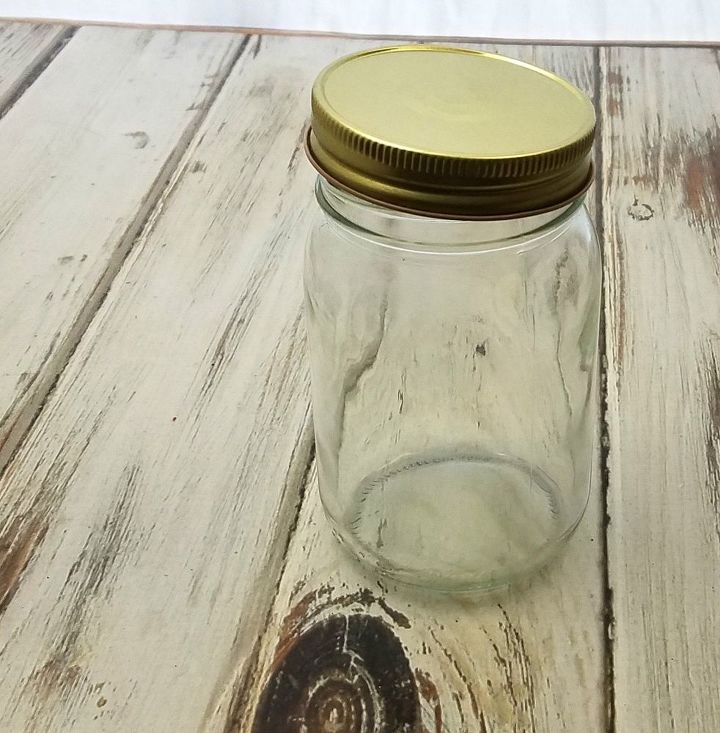 how to make a loose change jar for the laundry room, Repurposed jar