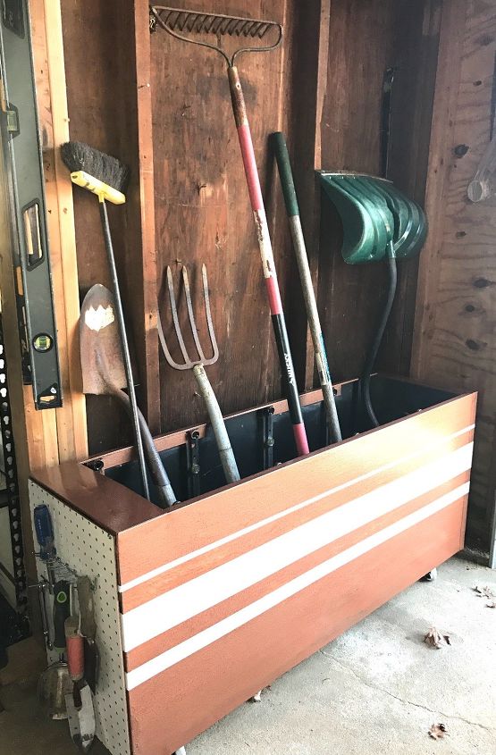 31 amazing furniture flips you have to see to believe, Recycle A Filing Cabinet To Organize Your Gar