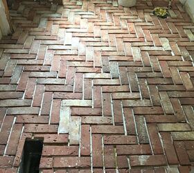 how to install a brick tile floor