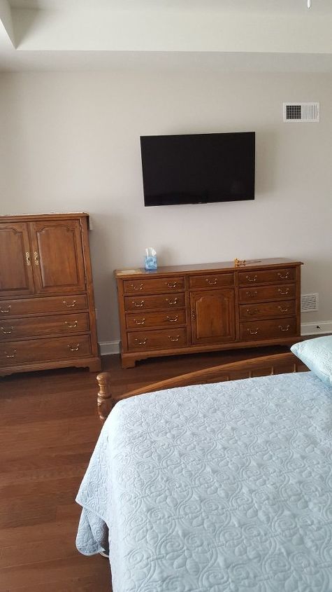 q how can i decorate a tv wall in my master bedroom
