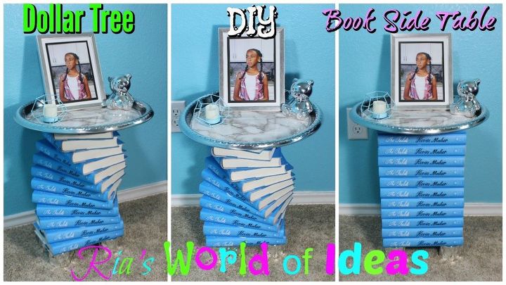 Dollar Tree Diy Book Side Table Hometalk