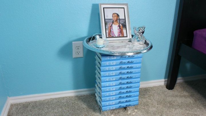 Dollar Tree Diy Book Side Table Hometalk