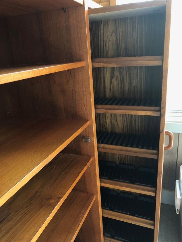 q what to do with old teak cabinet