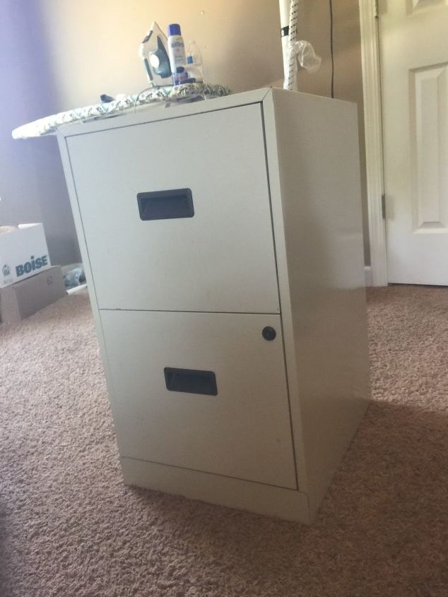 q i am working on covering a file cabinet with baby swaddling blankets