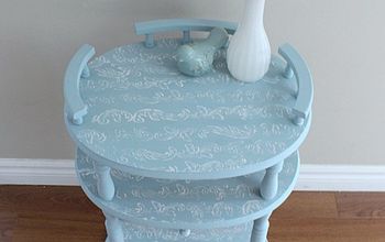 Transform An Ugly Table With A Simple Stamp!