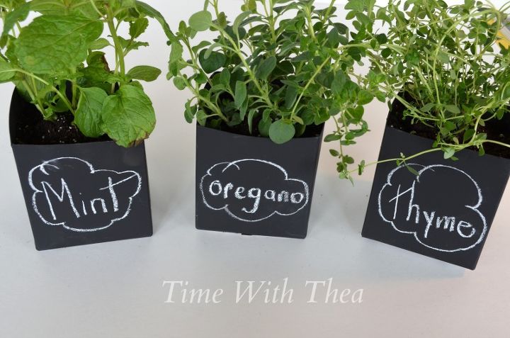 s 16 ways to showcase your herb garden, Stay Organized With a Chalkboard