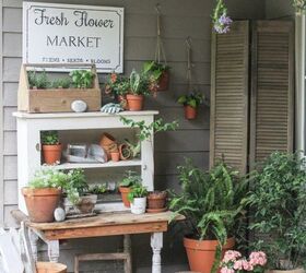 fresh flower market sign