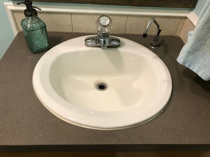 Need Ideas To Plug A Hole In My Bathroom Countertop Hometalk