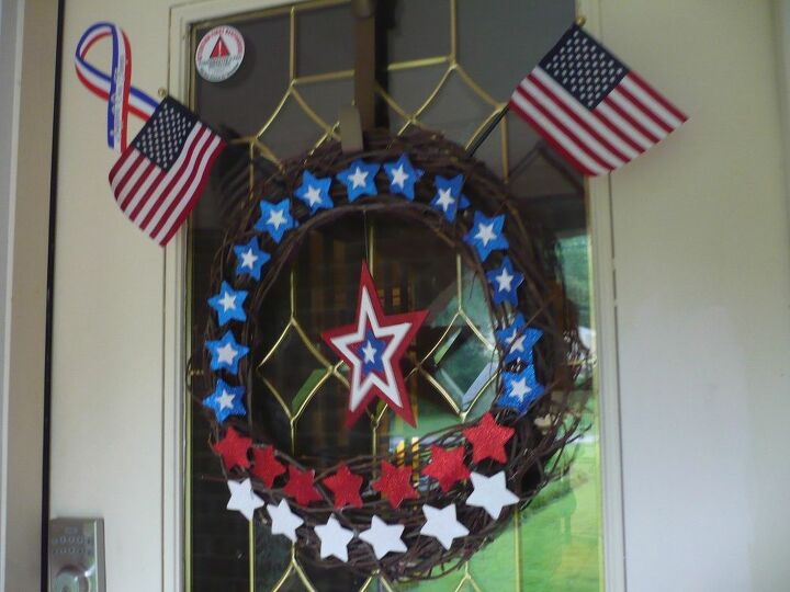 i decided i needed a 4th of july wreath