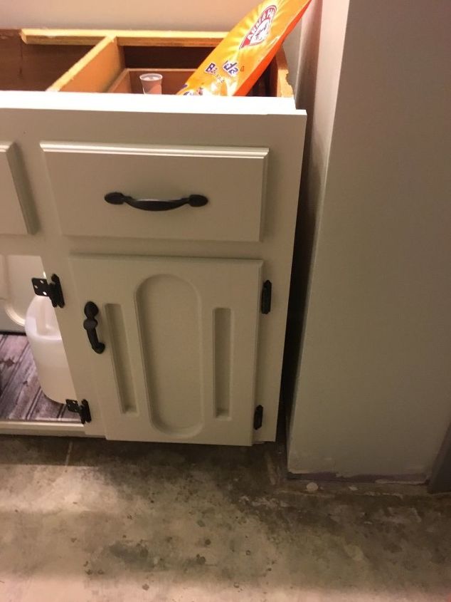 q what to do if i hav a 1 on both sides of bathroom vanity