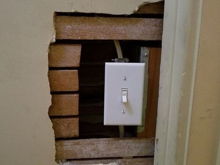q how can i hide this huge old hole