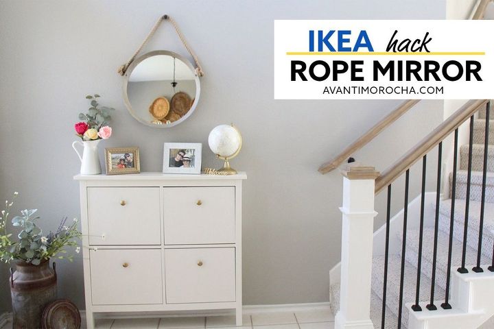 Ikea Hack Rope Mirror Hometalk