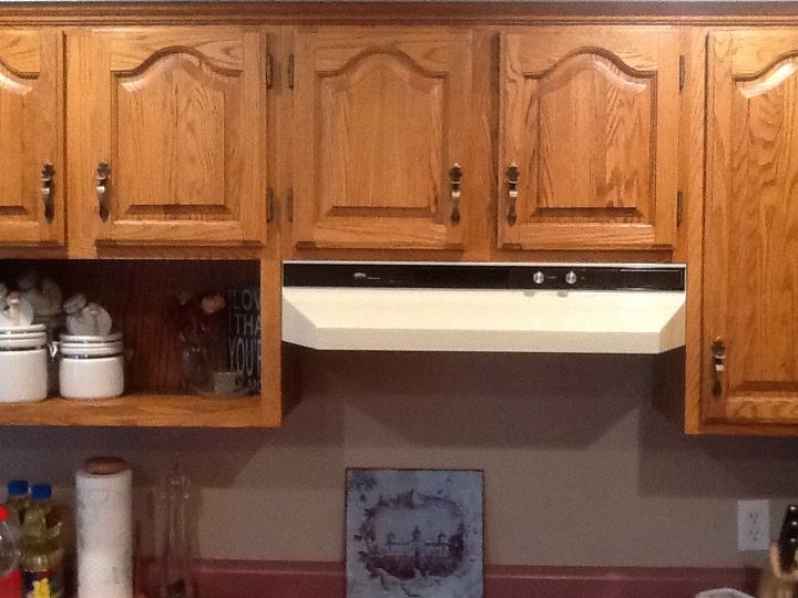 q my builder s oak cabinets desperately need a refresh