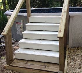 above ground pool steps