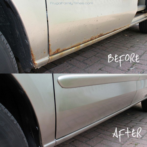 diy rust removal make your beater better