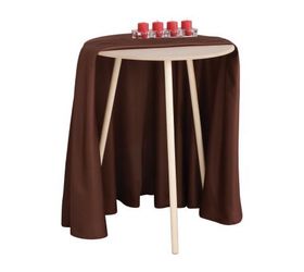 q what can i do to decorate this table without using tablecloth