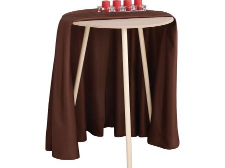 q what can i do to decorate this table without using tablecloth