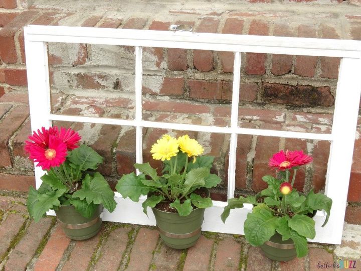 how to make an upcycled window flower planter