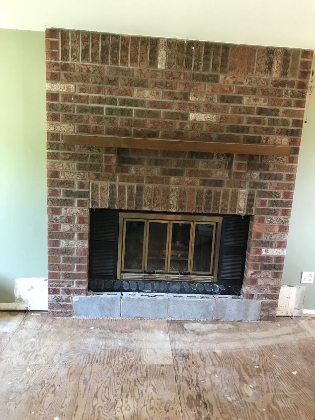 q my original brick fireplace 1980s any update ideas