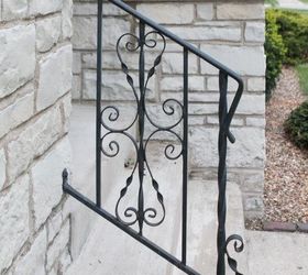 how to remove dated spirals from a railing