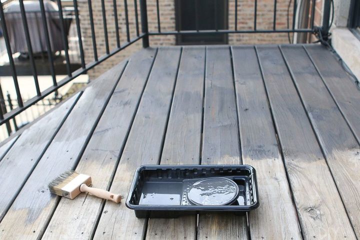 how to clean and stain a deck