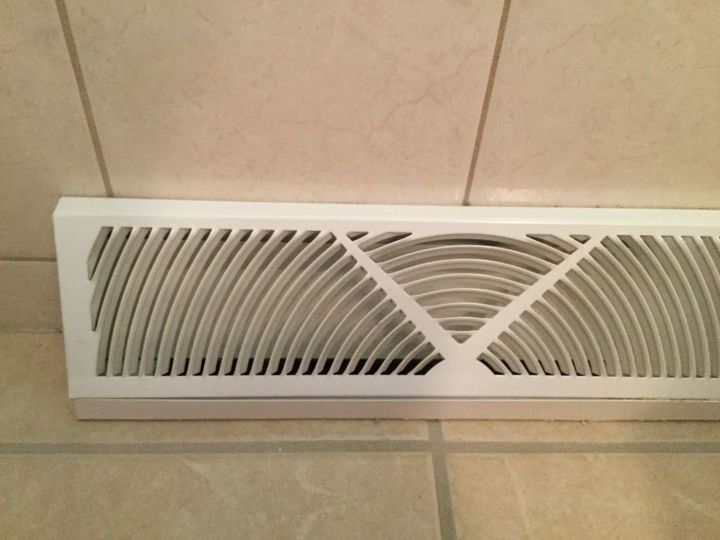 how do i remove this baseboard heat diffuser in bathroom
