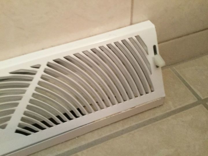 how do i remove this baseboard heat diffuser in bathroom