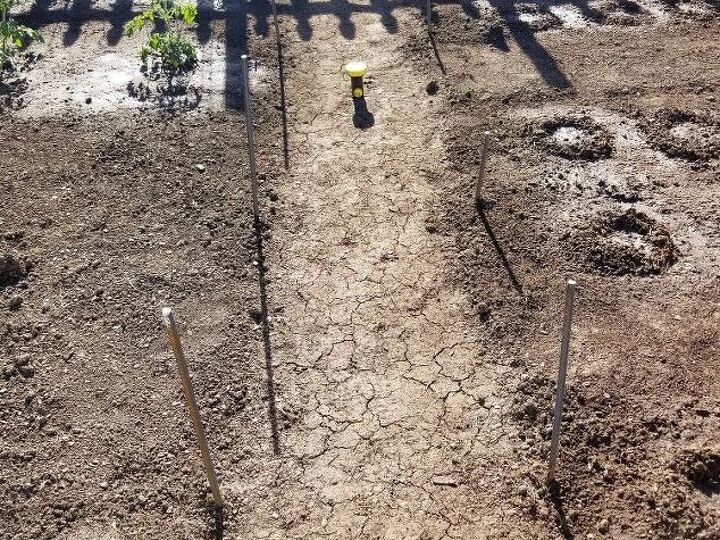q best method for a garden garden walking path that won t retain water