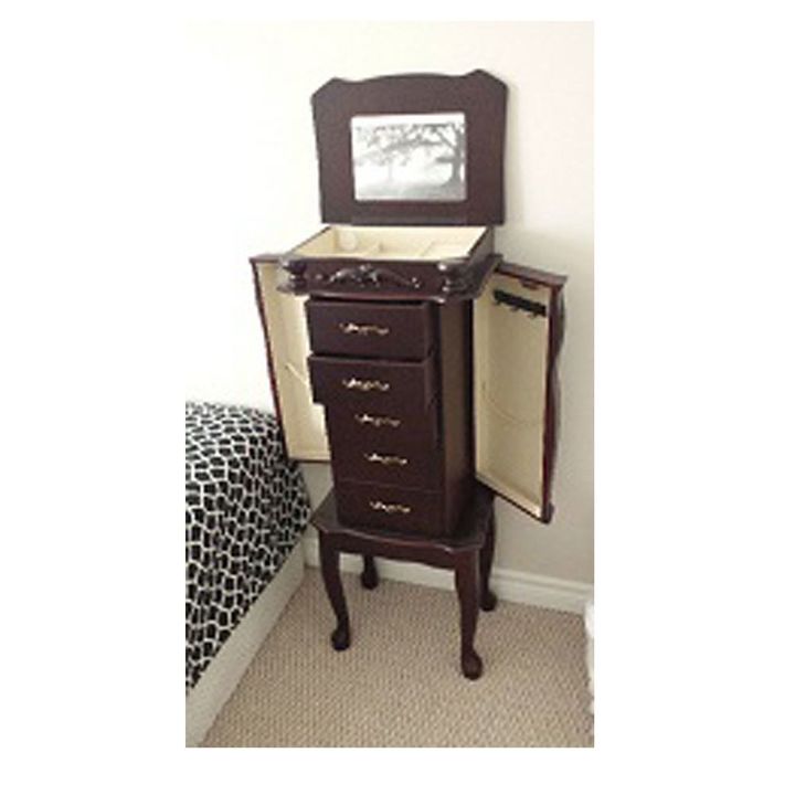 jewelry armoire makeover