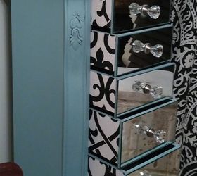 Jewelry Armoire Makeover