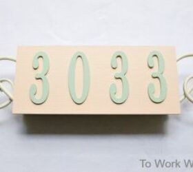 13 spectacular ways to display your house number, Spring Edition