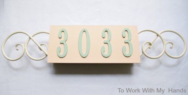 13 spectacular ways to display your house number, Spring Edition
