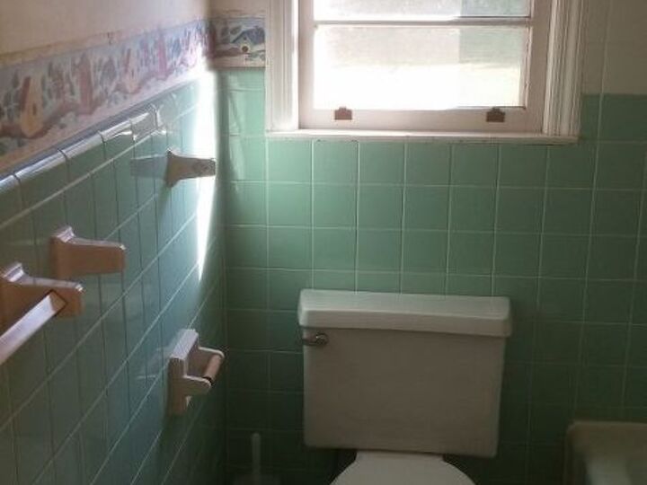 q we need help refreshing an old bathroom