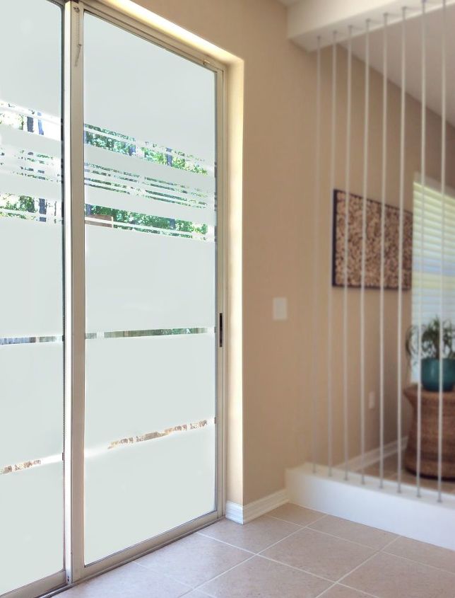 give your sliding glass door some swag