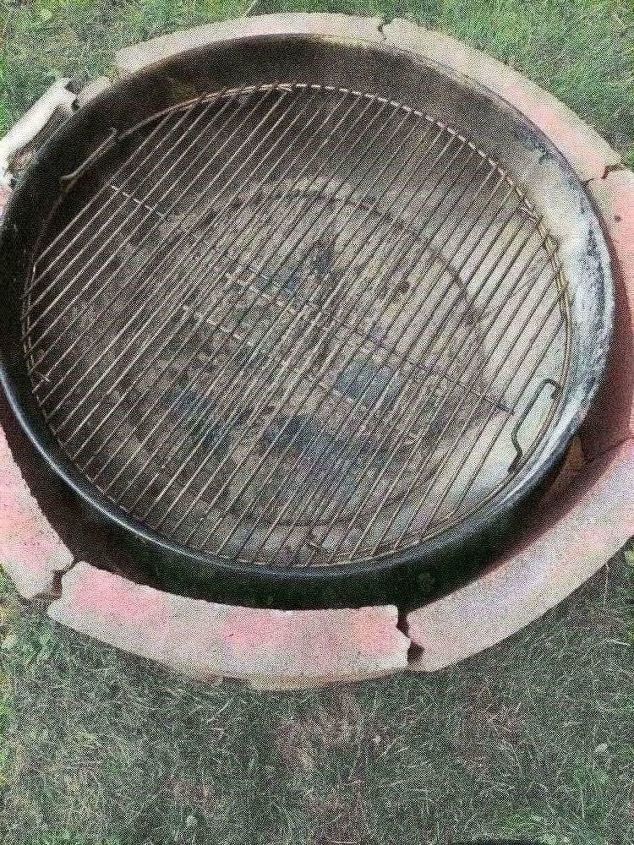 Charcoal Grill Fire Pit Hometalk, How To Make A Fire Pit Out Of An Old Bbq