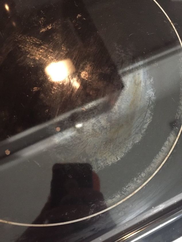 ceramic stove top discoloration what to do