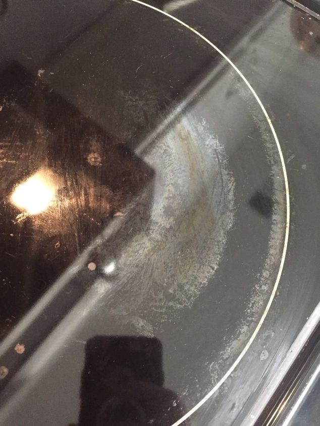 ceramic stove top discoloration what to do