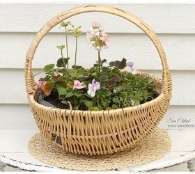 s check out these adorable container garden ideas to copy this spring, New Look for an Old Basket