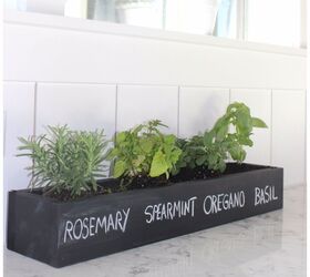 s check out these adorable container garden ideas to copy this spring, Mini Herb Garden