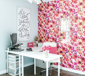 diy fabric covered wall