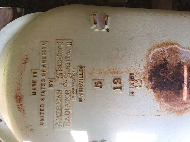 q i m refinishing a claw foot tub can anyone tell me how old it is