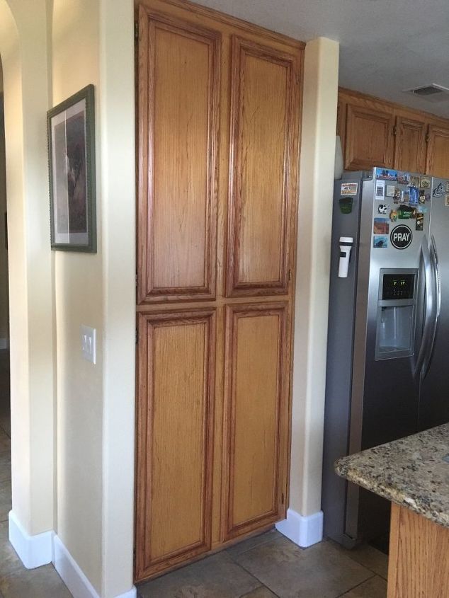 q i want to take this cabinet out and make it into a pantry