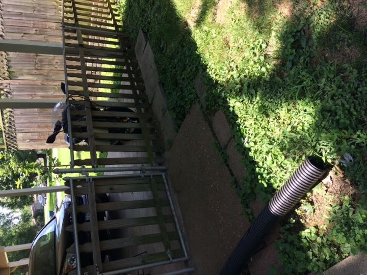 q my back yard is atrocious all i have is a few stones serving as a pa