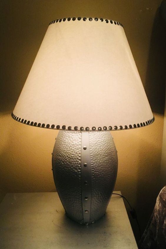 adding a little something to an old lamp, Just a little bling